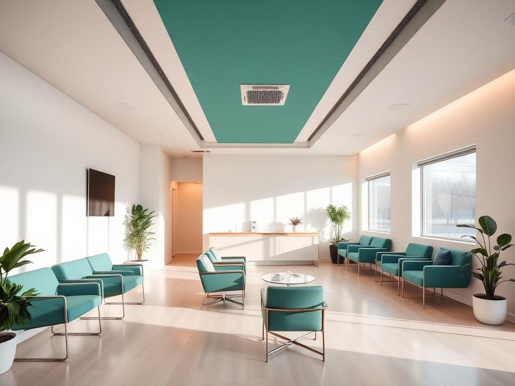 Modern healthcare practice interior
